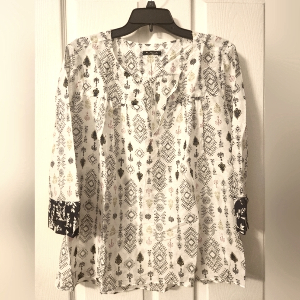 Patterned Women's Top - Multicolor